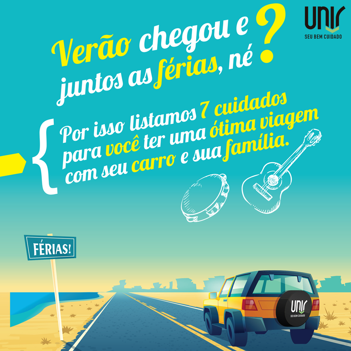 Cuidados antes de viajar de carro nas férias. - Rede de Autoescolas Rezende